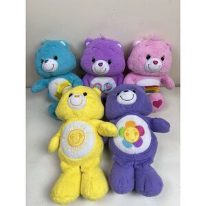 Lot of 5‎ Care Bears Sunshine Harmony Cheer Share Wish 2012 Plush